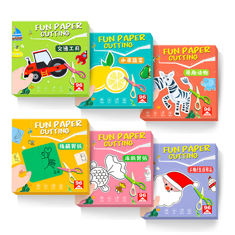 Kids Paper-Cutting Craft Activity Set