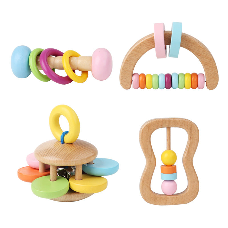 Wooden Rattle Toy for Infants