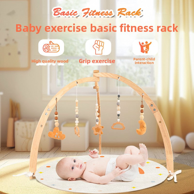 Wooden Baby Fitness Activity Rack