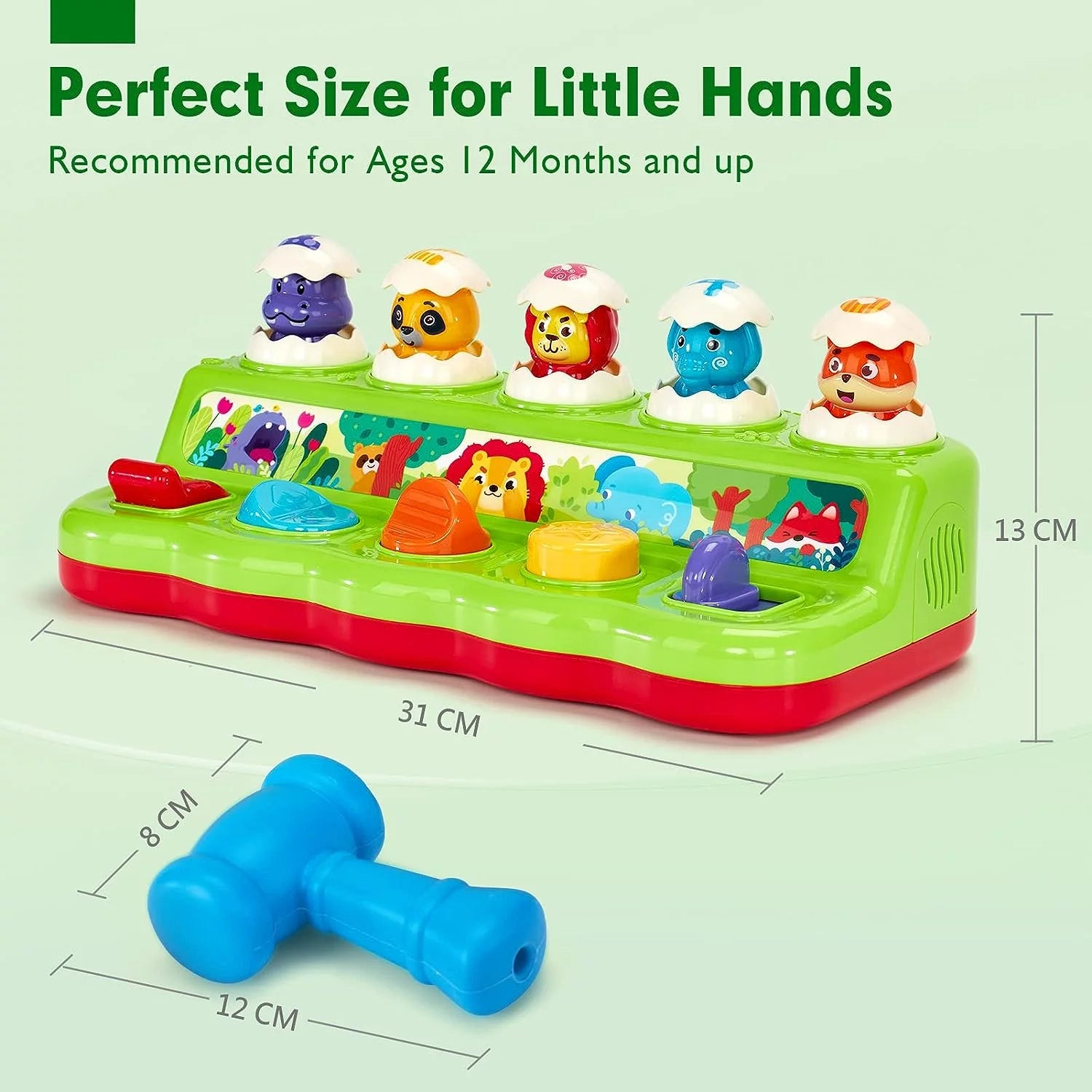Montessori Toys for 1 Year Old, Early Developmental Sensory Toy for Toddlers 1-3, Learning Educational Toys 1 2 3 Year Old Boys Girls