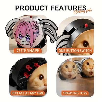 Realistic Electric Crawling Spider, Movable Pet Toy, Fun And Novel For Children, Educational Toy Suitable For Boys And Girls.