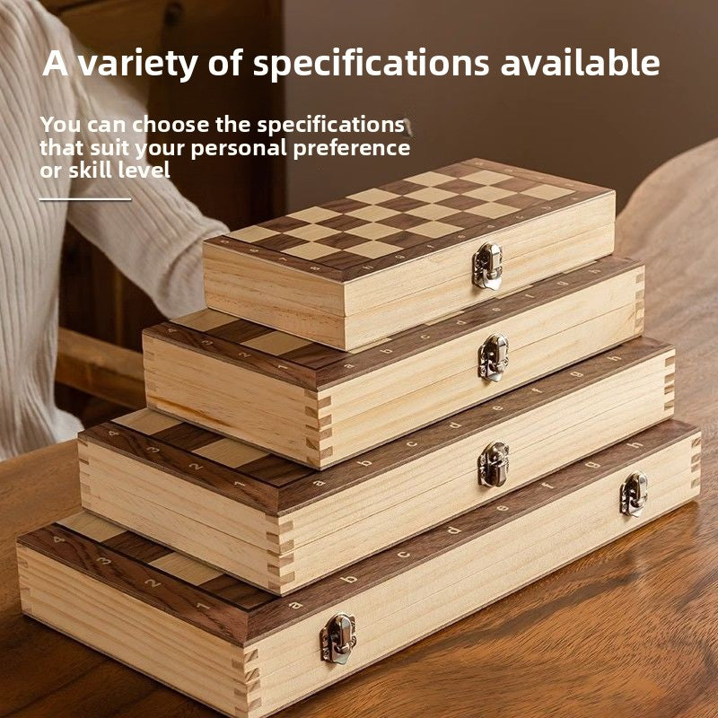Magnetic Wooden Chess Set – Four Board Sizes