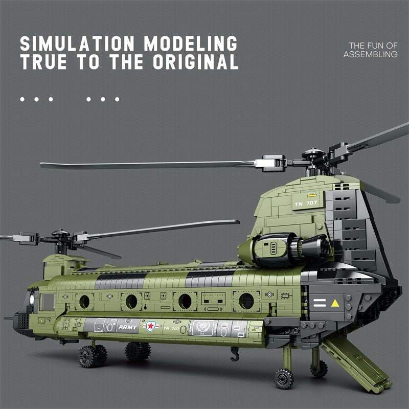 Helicopter Building Blocks STEM Set for Kids