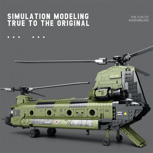 Helicopter Building Blocks STEM Set for Kids