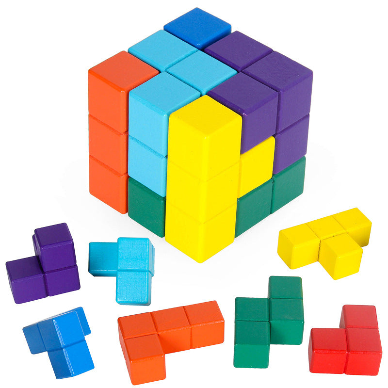 Somma Cube Wooden Math Puzzle