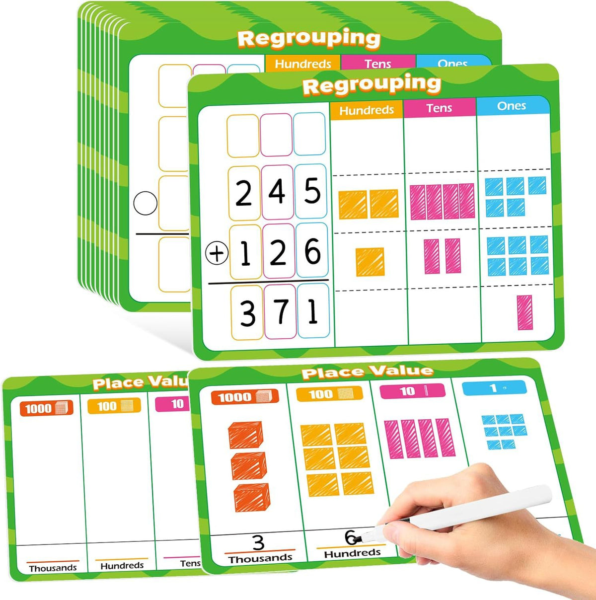 Dry-Erase Addition and Subtraction Math Card