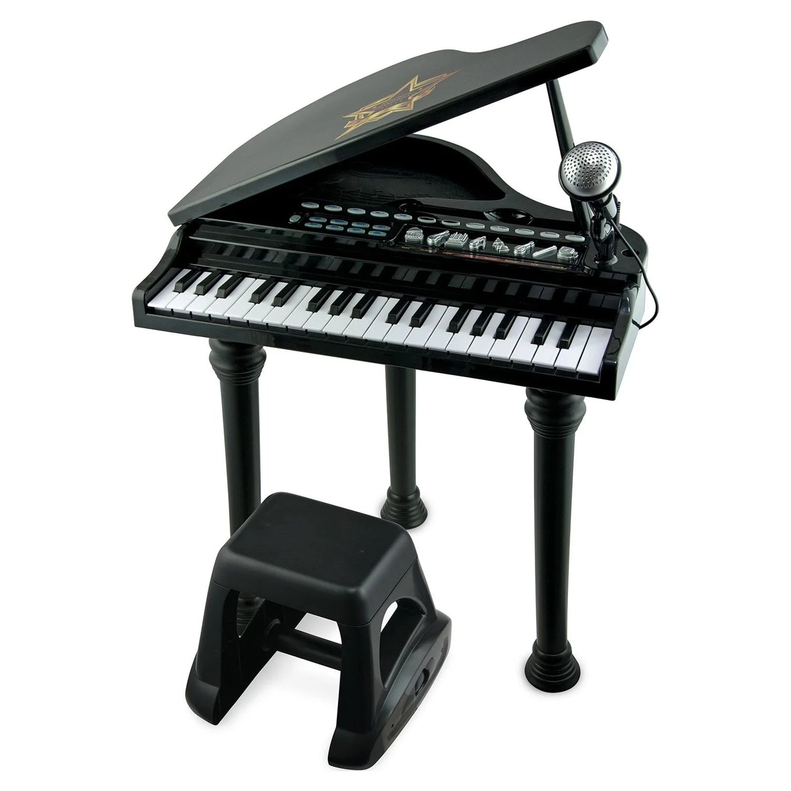 Symphonic Grand Piano with Concert Seat - Unisex Toy Recommended for Ages 3 Years and Up.