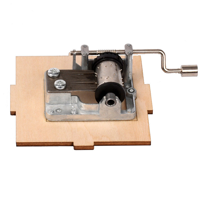 BYH803 Wooden Phonograph Music Box Kit