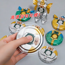 Transformable Robot Finger Spinner Toy – Fidget & Build Play
