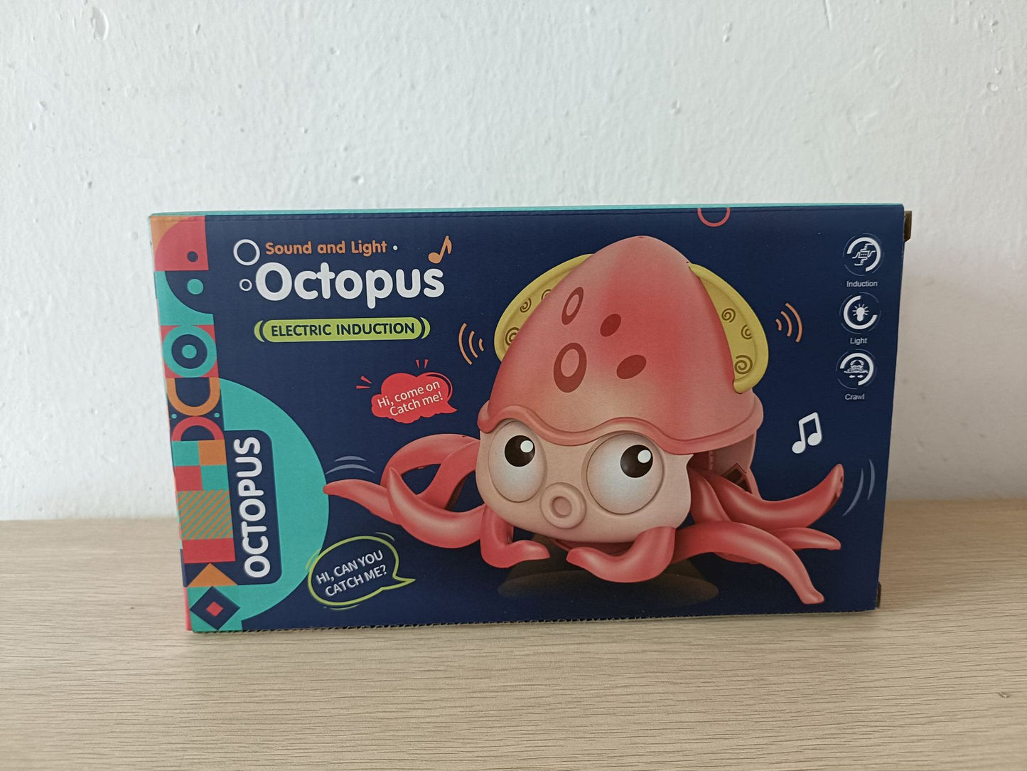 Rechargeable Electric Crab Toy with Music and Lights