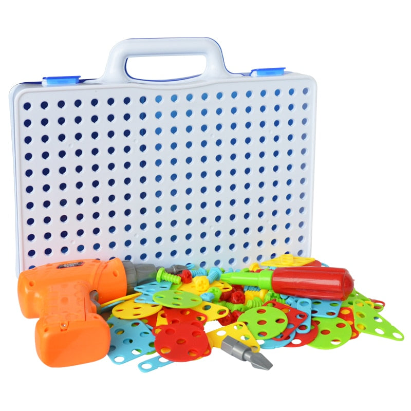 Montessori Drill Building Kit for Kids