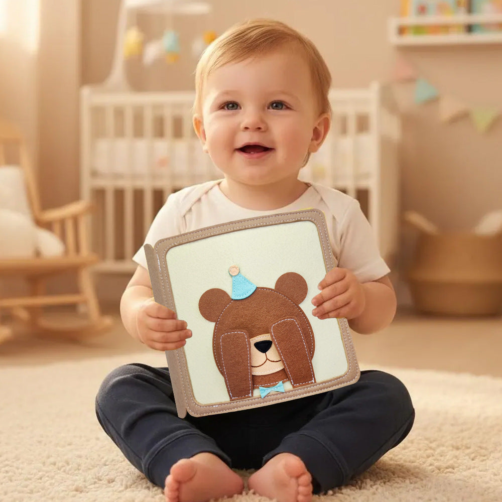 3D Felt Sensory Book for Toddlers