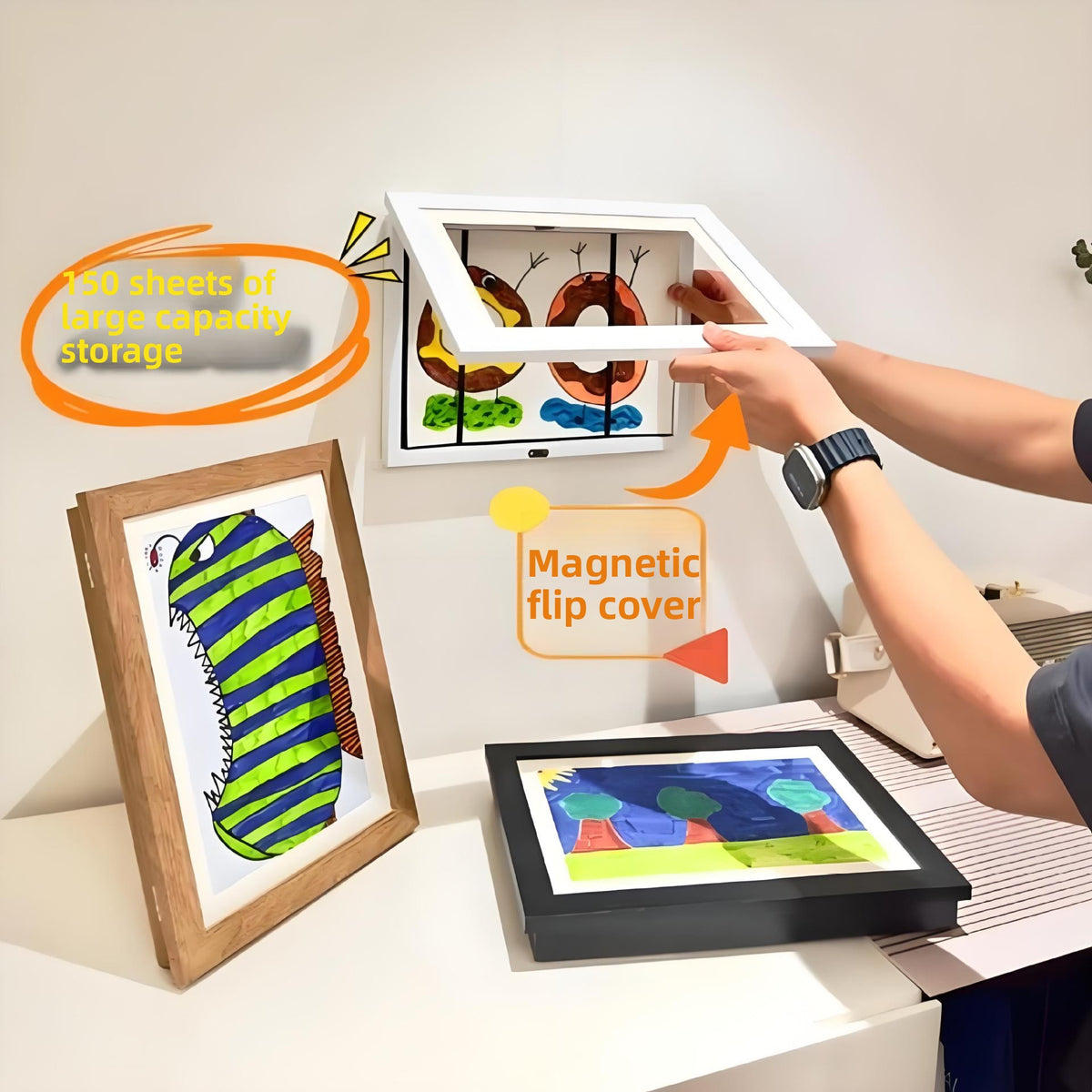 Kids Art Display Frame for Creative Projects