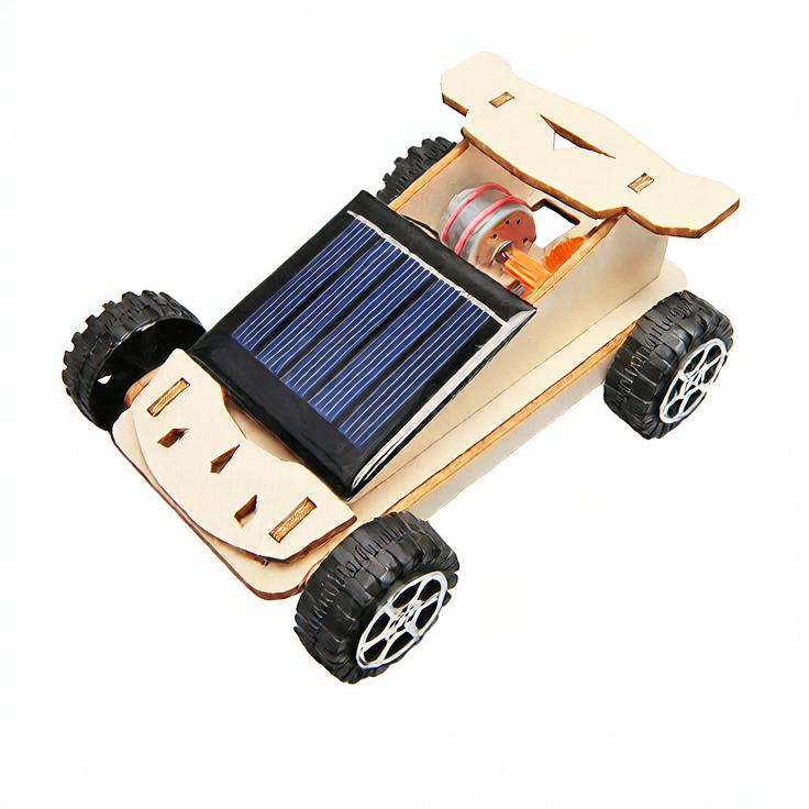 Solar-Powered DIY Science Car Building Kit