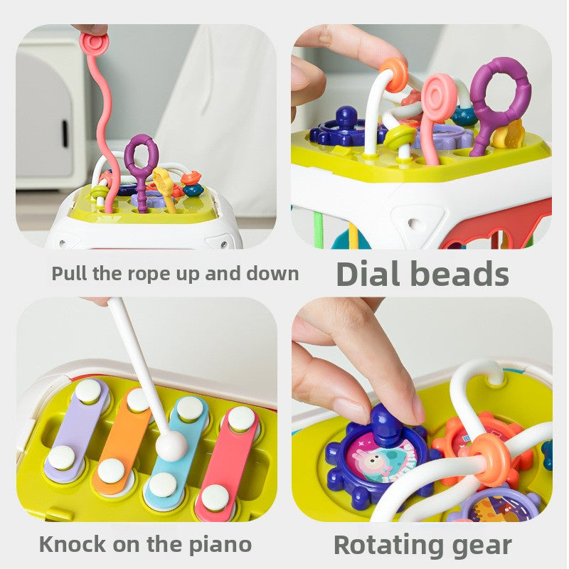 Educational Activity Cube for Kids