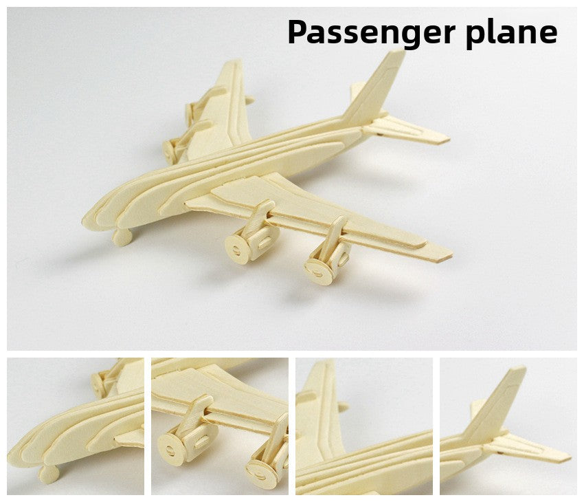 Wooden Vehicle 3D Puzzle – Nine Model Options