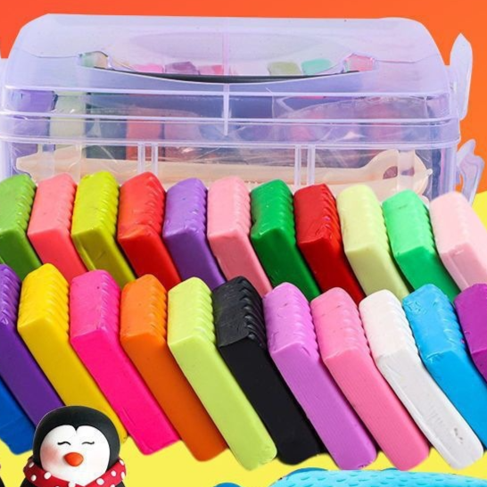 Soft Modeling Clay Set with Color Options