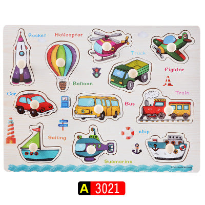 Montessori Wooden Alphabet Puzzle Board