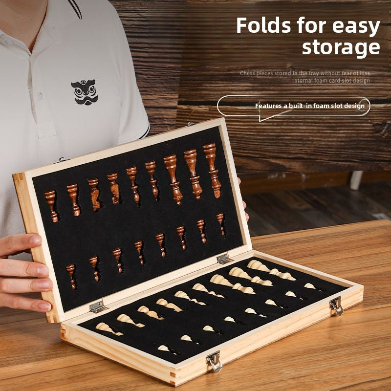 Magnetic Wooden Chess Set – Four Board Sizes