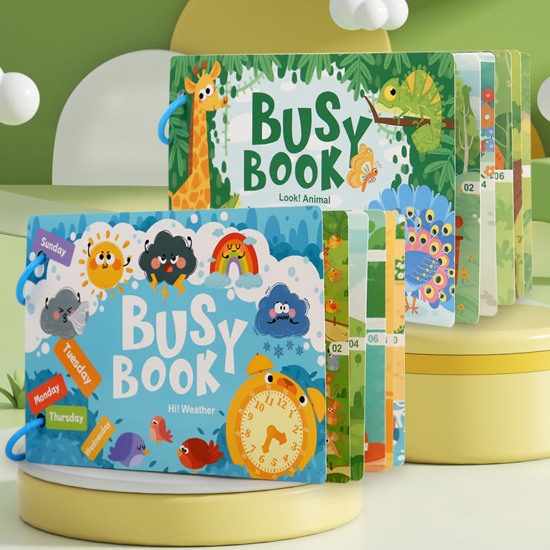 Early Education Busy Book for Kids