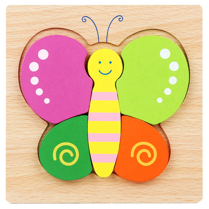 Wooden 3D Puzzle Educational Toy
