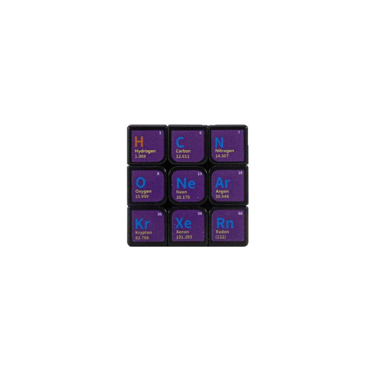 Periodic Table Chemistry Puzzle Cube for Kids
