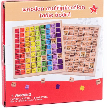 Wooden Multiplication & Hundred Board – Math Options