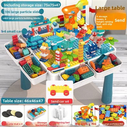 Large Building Block Table for Kids