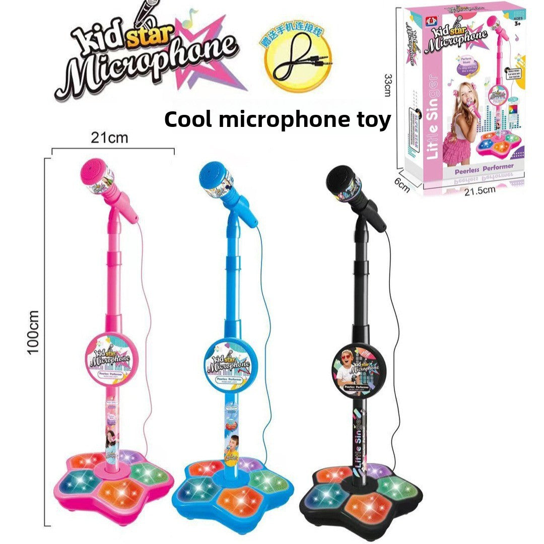 Kids Microphone Toy with LED Lights