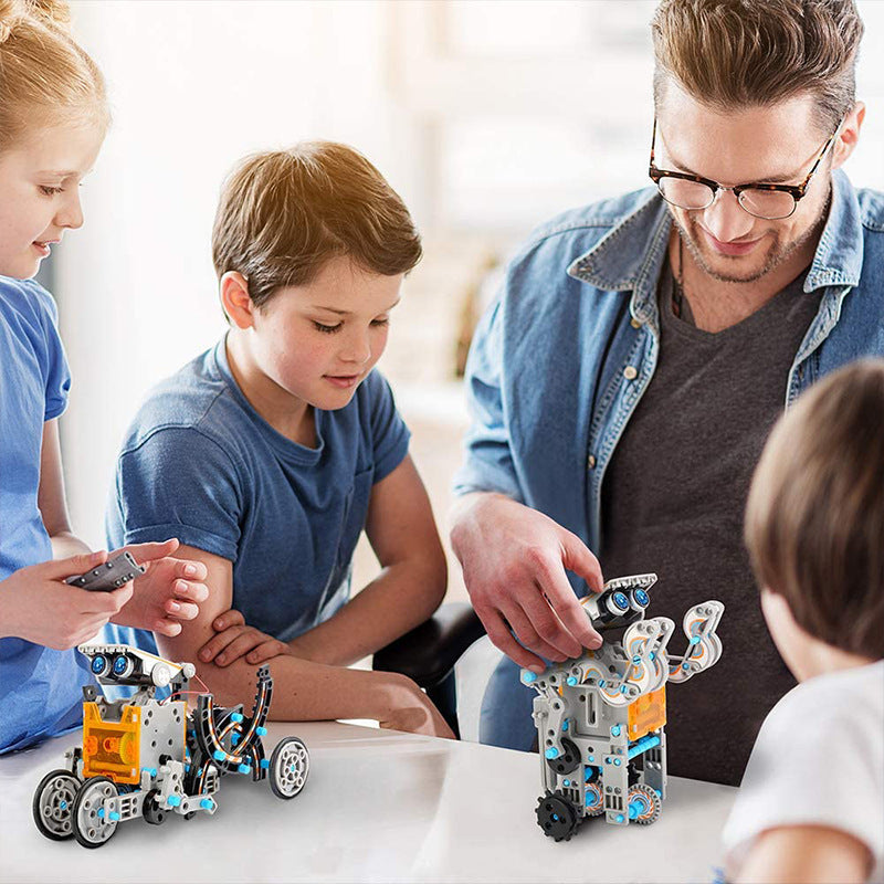 DIY Solar Robot STEM Kit for Kids