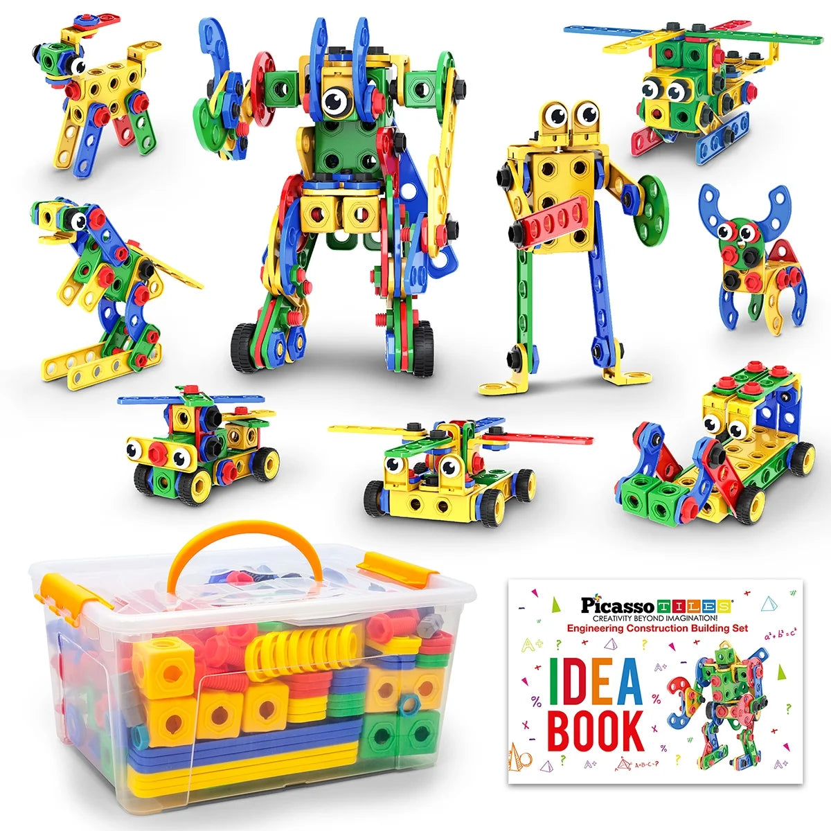 201 PC Construction Building Engineering Set, STEM Toy, Learning Toy for Kids Ages 3+