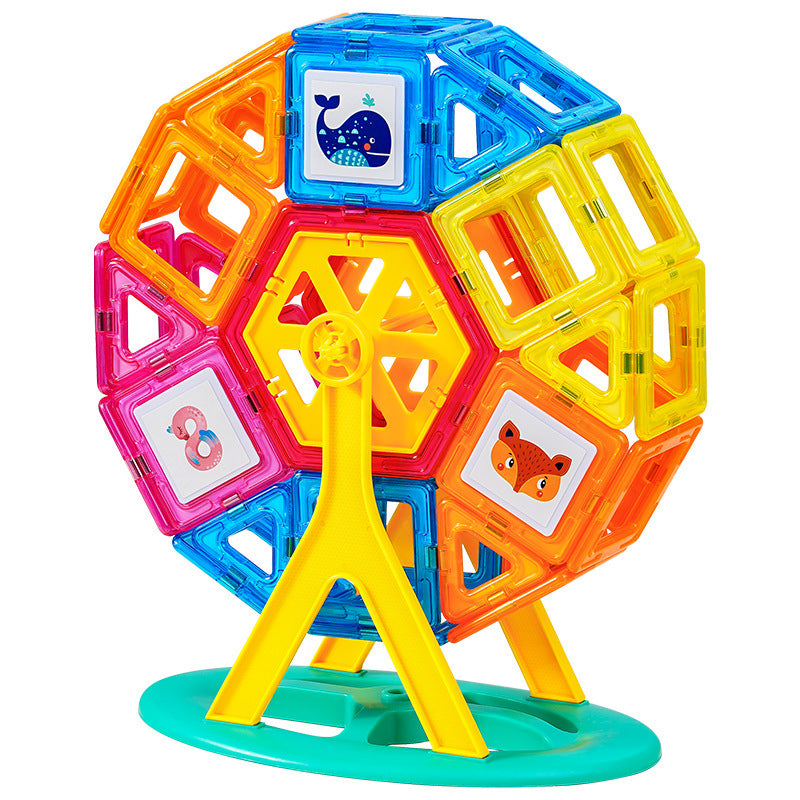 32-Piece Magnetic Building Blocks for Kids