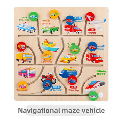 Wooden Maze Toy for Kids