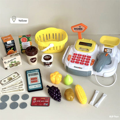Coffee Machine Donut Shop Pretend Play Set