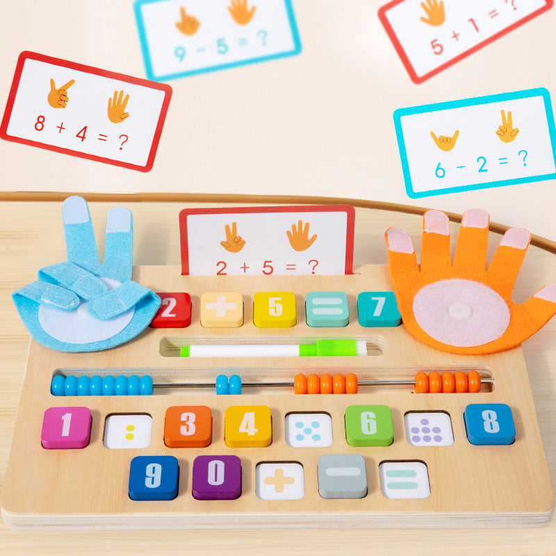 Montessori Finger Math Learning Toys for Kids