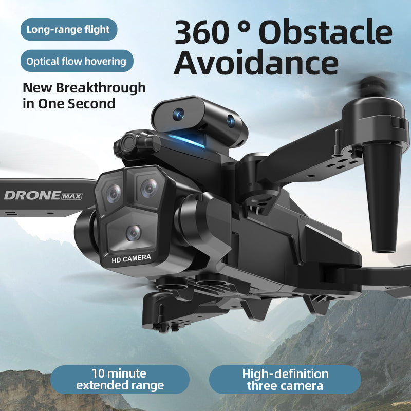 C10 Black Three-Camera Drone for Kids