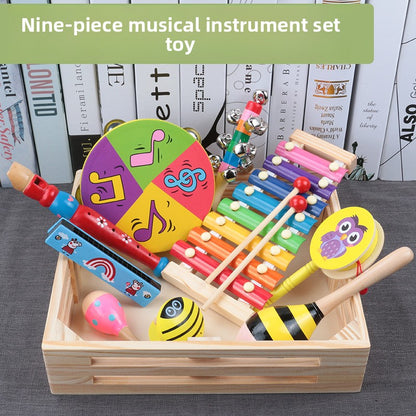Wooden Musical Instrument Set for Infants
