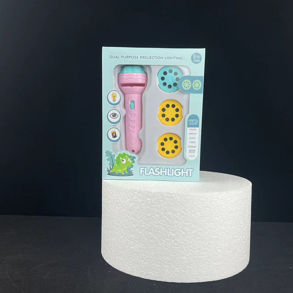 Projection Flashlight for Kids – Picture Card Options