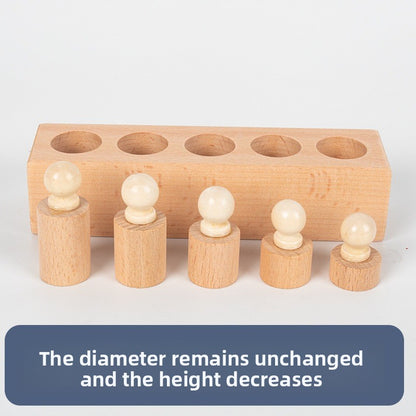 Montessori Sensorial Cylinder Blocks for Kids