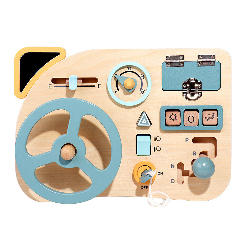 Montessori Wooden Steering Wheel Toy