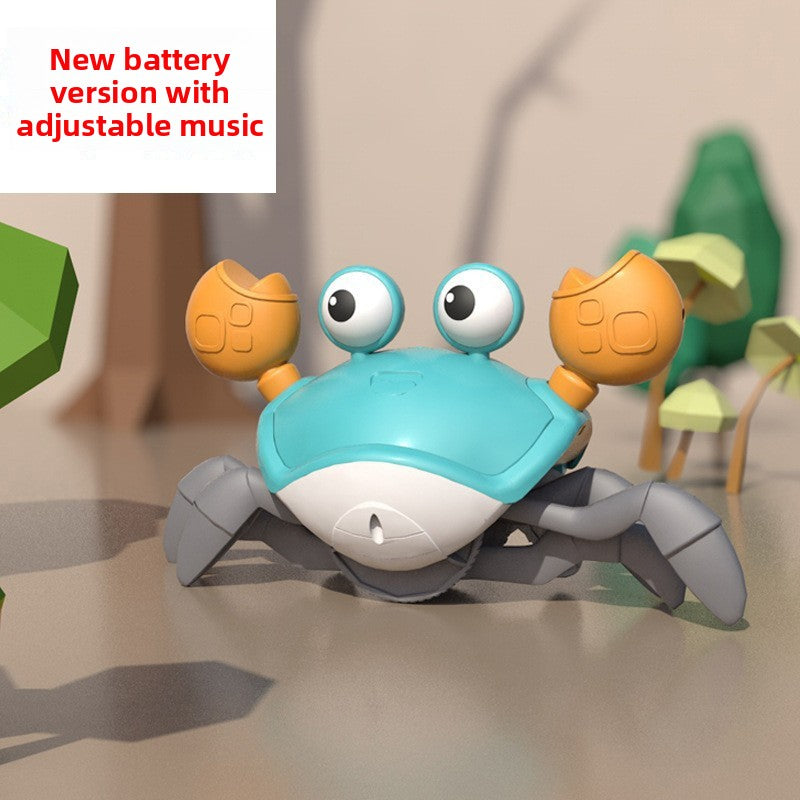 Rechargeable Electric Crab Toy with Music and Lights