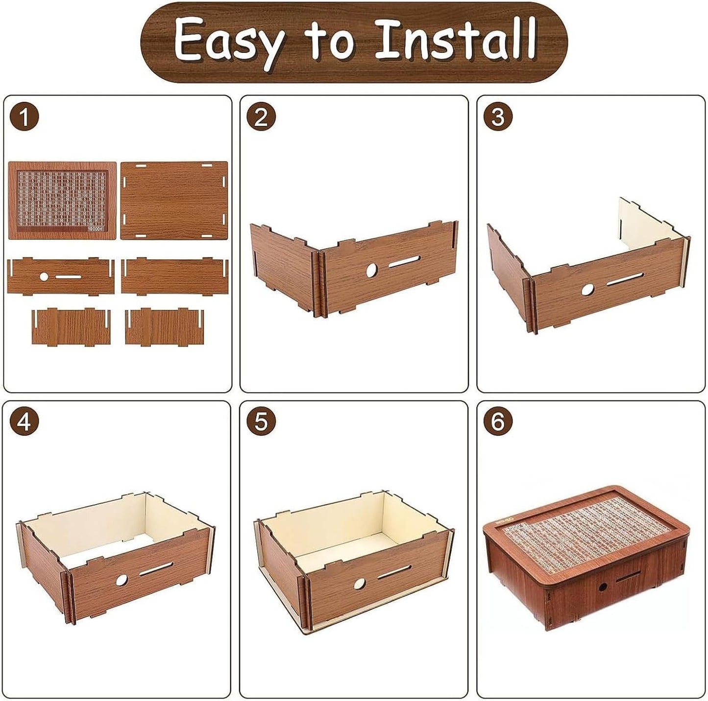 Wooden Goal Box with Counter