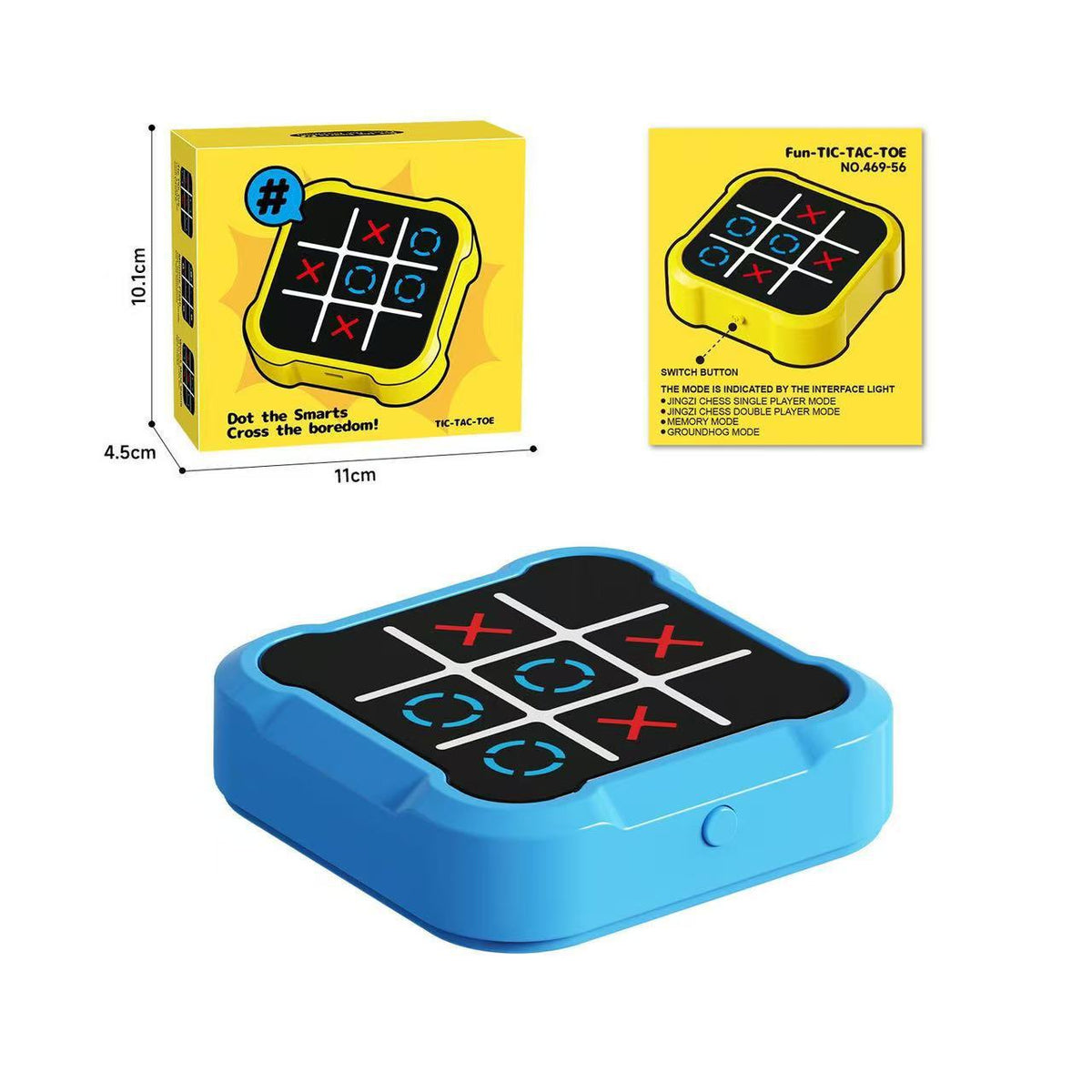 Electronic Tic-Tac-Toe Game Console for Kids