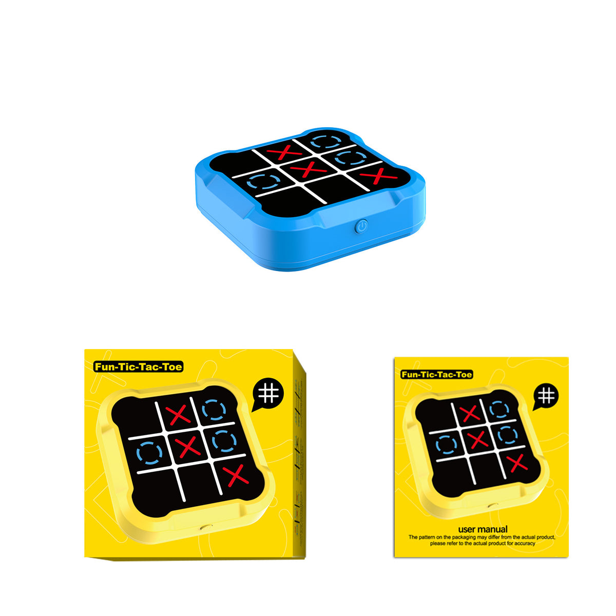 Electronic Tic-Tac-Toe Game – Memory & Two-Player Modes
