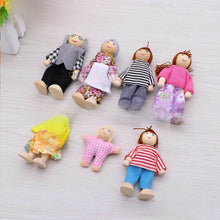 Wooden Articulated Family Dolls