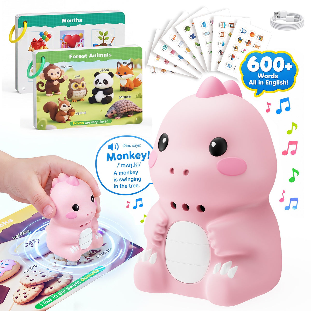 Children’s English Reading Pen Set with Word Cards