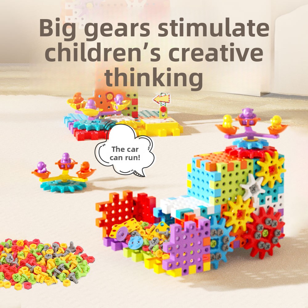 Electric Gear Building Blocks STEM Kit – 114–275 Pieces
