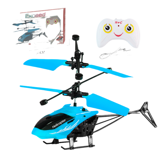 Rechargeable Remote Control Helicopter for Kids Blue?remote control