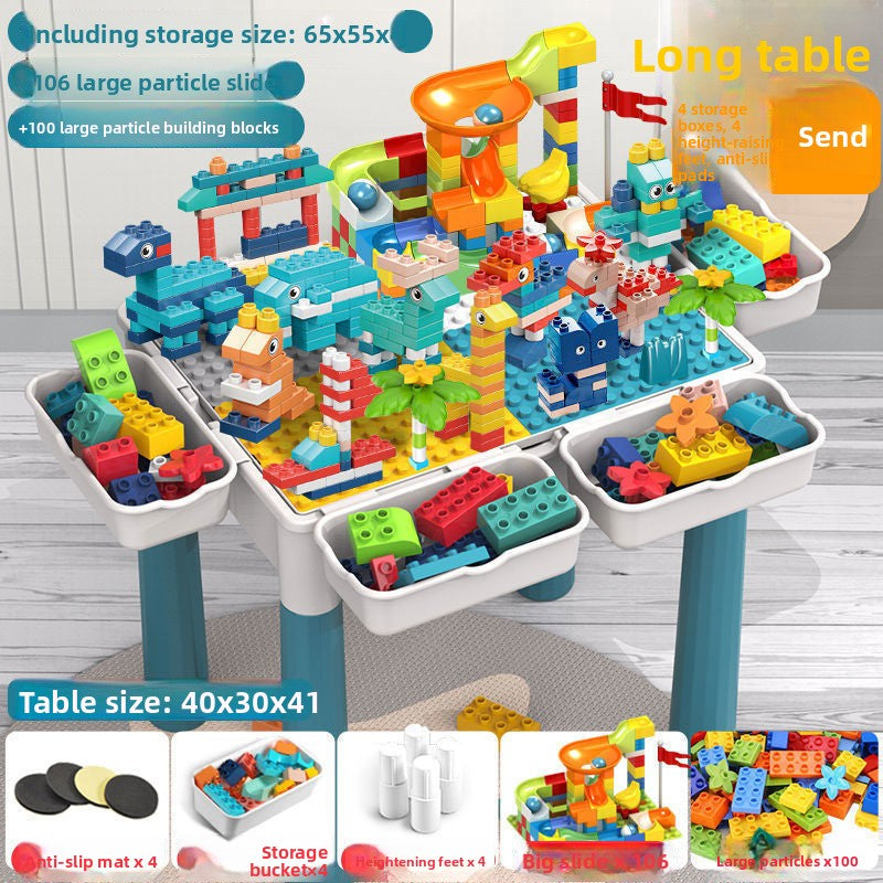 Large Building Block Table for Kids