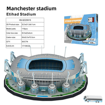 3D Stadium Puzzle Model for Kids